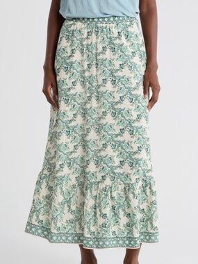 Max Studio Floral Maxi Skirt